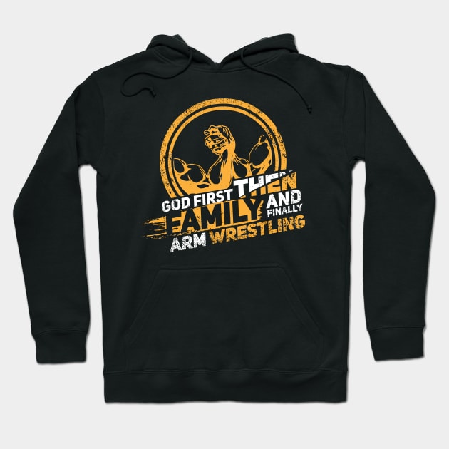 Armwrestling Wristwrestling Wrist Turning Gift Hoodie by Dolde08